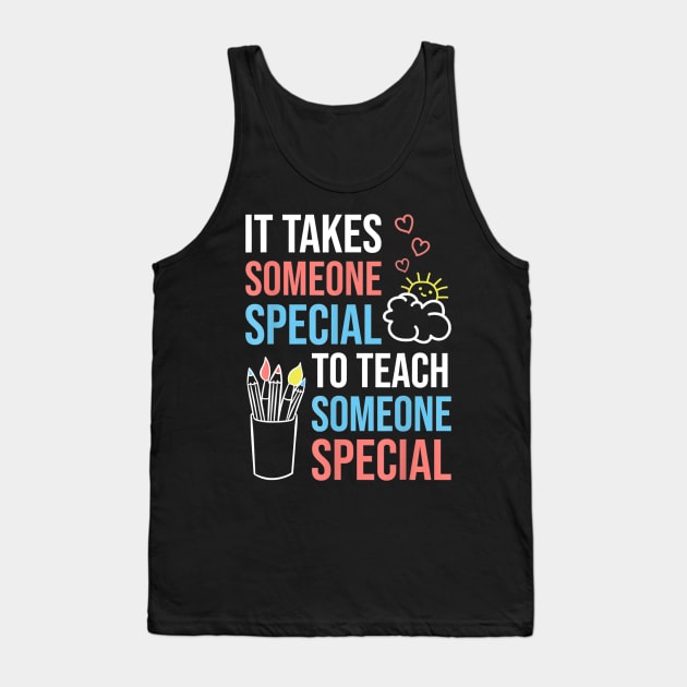 Paraprofessional Special Ed Teacher Parapro Gift Men Women Tank Top by Kamarn Latin